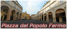 Piazza del popolo Fermo
